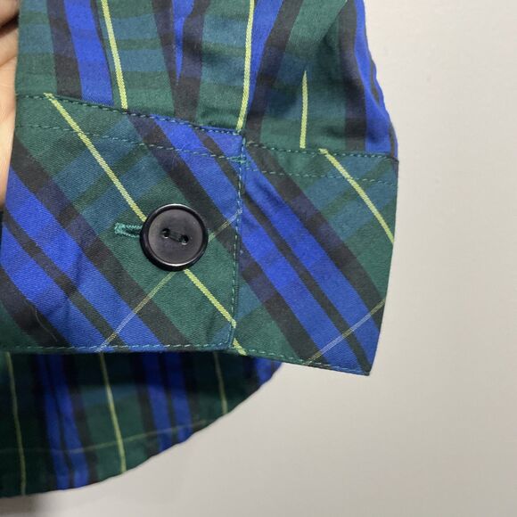 Appleseed's Women's Plaid Button-Up Size 12 Cozy Fall Shirt, Long Sleeves - Picture 5 of 11